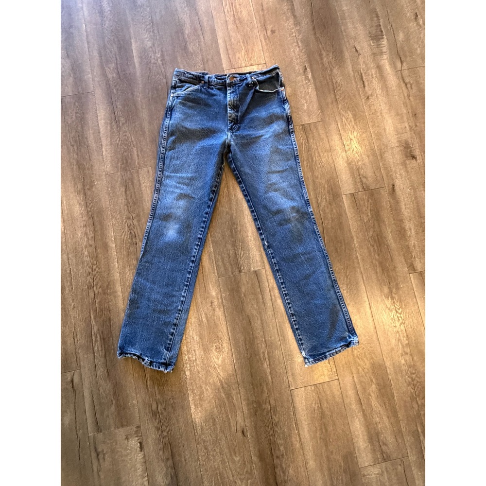 Wrangler Jeans Womens Blue Denim Bootcut Size 14 Vintage Country Cowgirl
